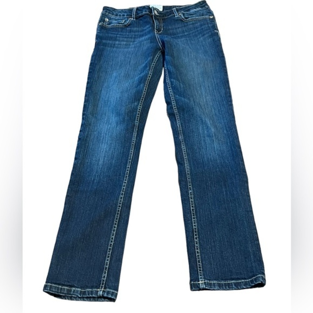 Aeropostale Bayla Skinny Blue Jeans Size 10 Short